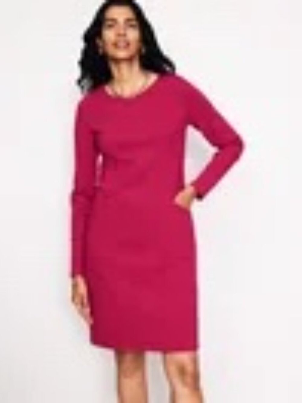 Boden Ellen Ottoman Dress Cherry Jam
